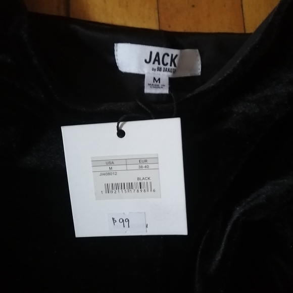 Velour off the shoulder LBD - Picture 3 of 3